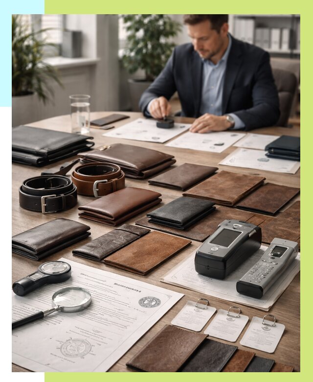 Сертификация кожаных изделий в Кисловодске от 12833 р. | Алешин-Ксл