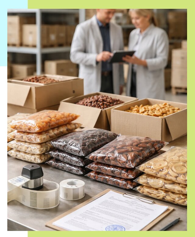 Сертификация сухофруктов в Кисловодске от 12833 р. | Алешин-Ксл под ключ