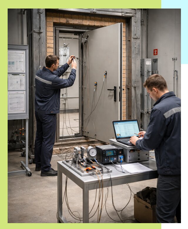 Сертификация противопожарных дверей в Кисловодске по ГОСТ и ТР