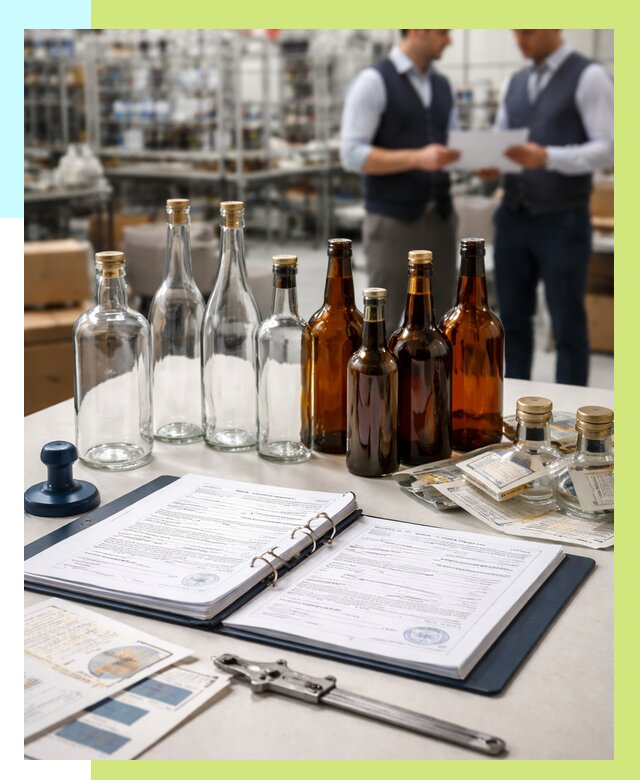 Сертификация стеклянных бутылок в Кисловодске от 26735 р. | Алешин-Ксл