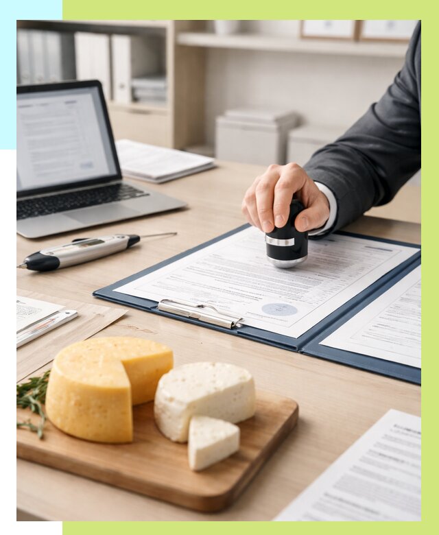 Сертификация сыров в Кисловодске от 16041 р | Сертификат на сыр Алешин-Ксл