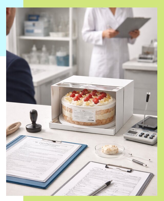 Сертификация тортов в Кисловодске от 9625 р. заказать | Алешин-Ксл