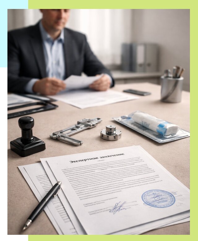Экспертное заключение на продукцию в Кисловодске от 9090 р. | Алешин-Ксл
