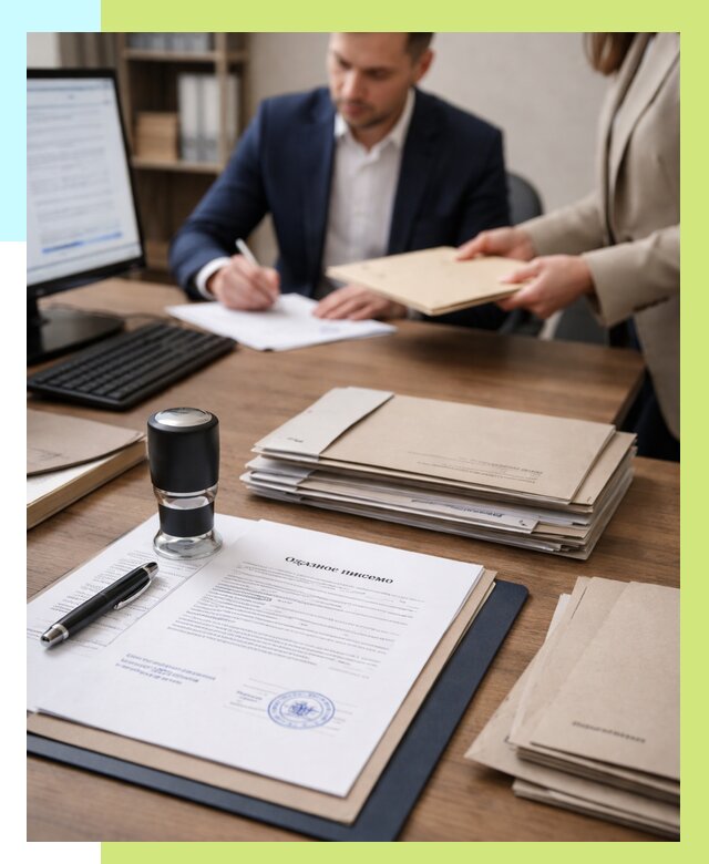 Отказное письмо для таможни в Кисловодске от 3208 р, Алешин-Ксл