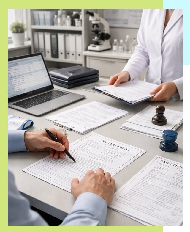 Оформление сертификата GMP в Кисловодске для фармпроизводства