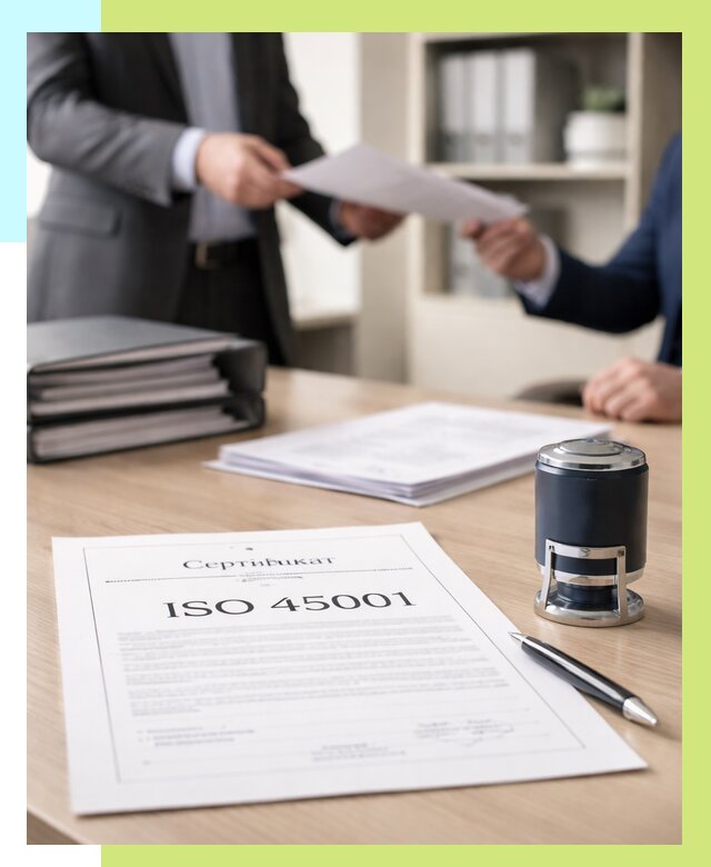 Сертификат ISO 45001 в Кисловодске под ключ от 48123 р. | Алешин-Ксл