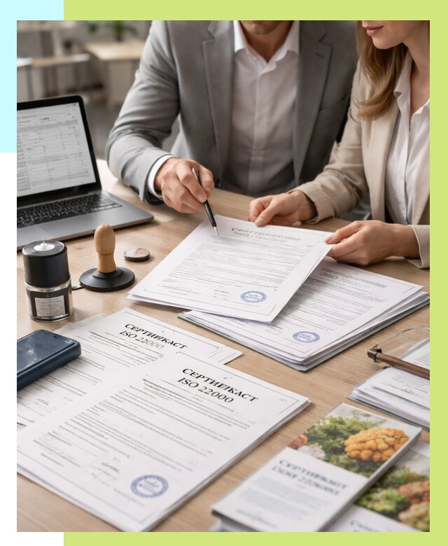 Сертификат ISO 22000 в Кисловодске от 42776 р. под ключ | Алешин-Ксл