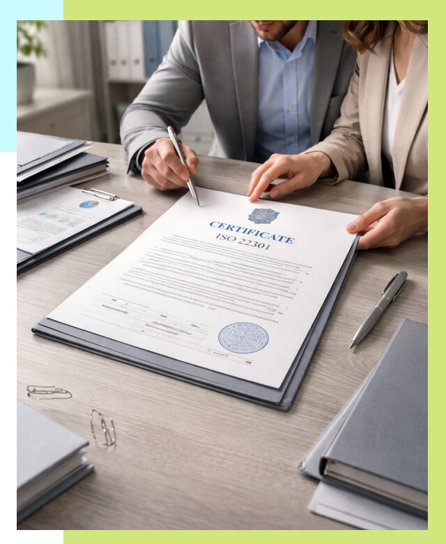 Сертификат ISO 22301 в Кисловодске от 48123 р. | Алешин-Ксл срочно