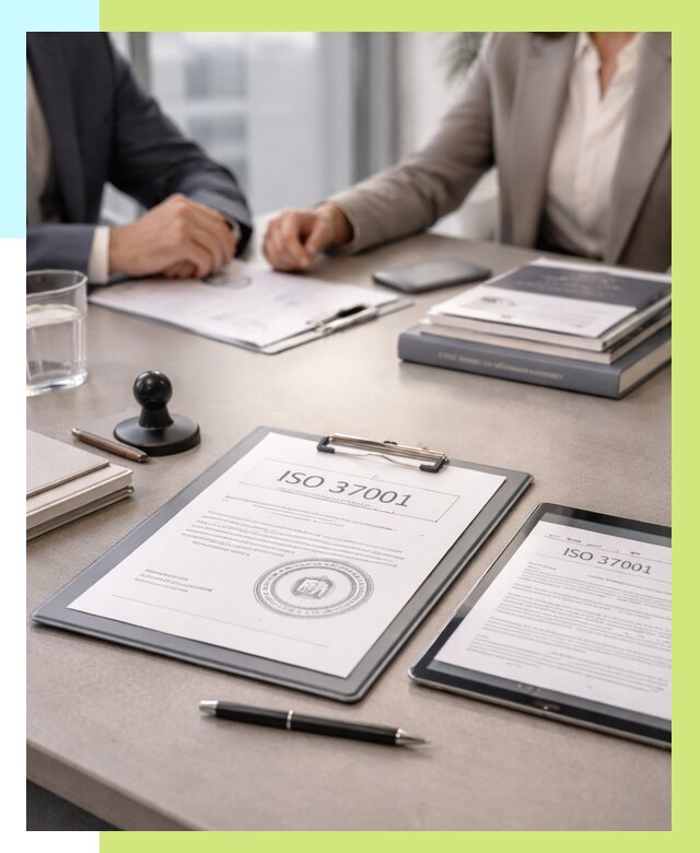 Сертификат ISO 37001 в Кисловодске оформить от 128328 р. Алешин-Ксл